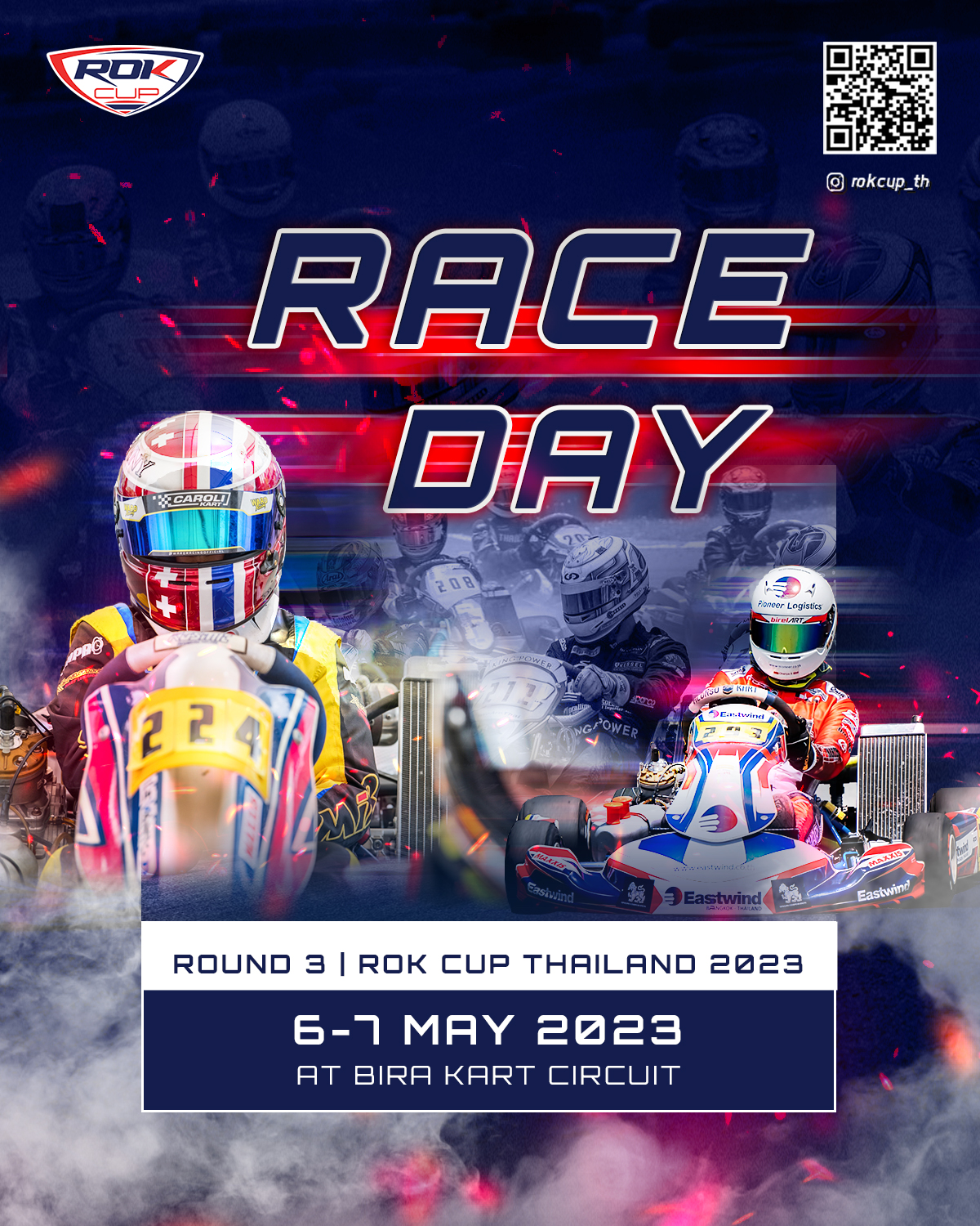 เดินทางมาถึงสนามที่ 3 กับการแข่งขัน ROK Cup Thailand 2023